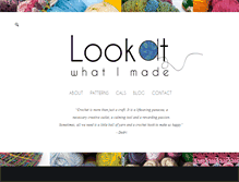 Tablet Screenshot of lookatwhatimade.net
